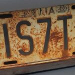 How to Remove Rust from a License Plate