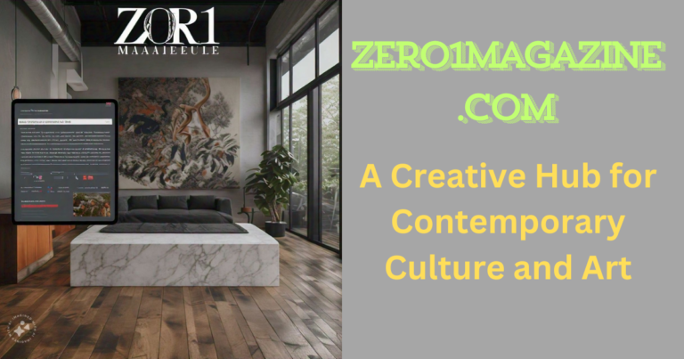Zero1Magazine .com: A Creative Hub for Contemporary Culture and Art