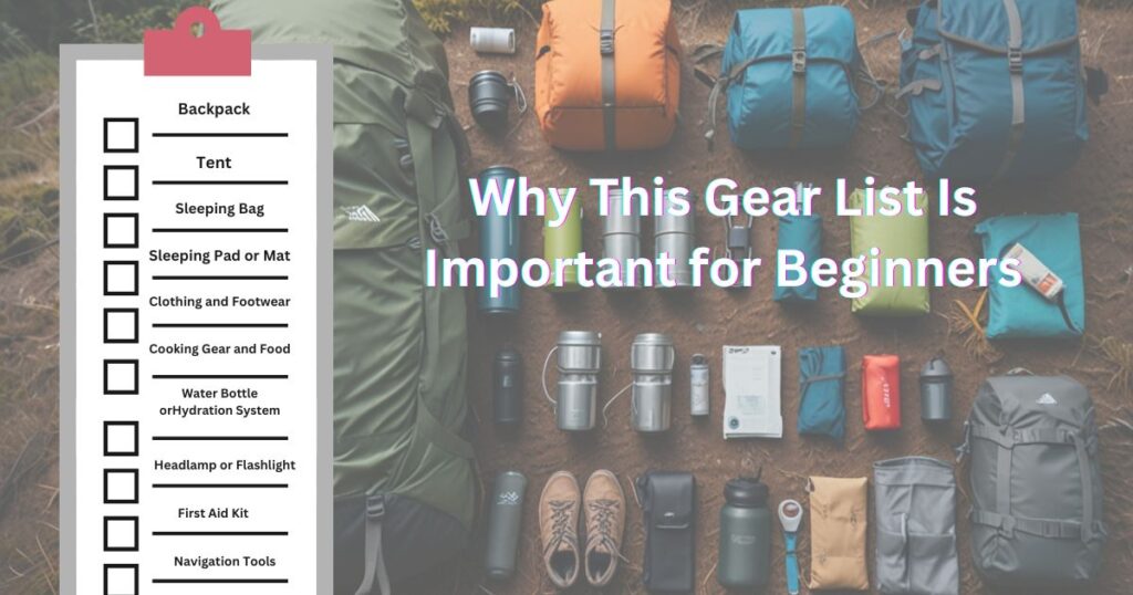 Why This Gear List Is Important for Beginners