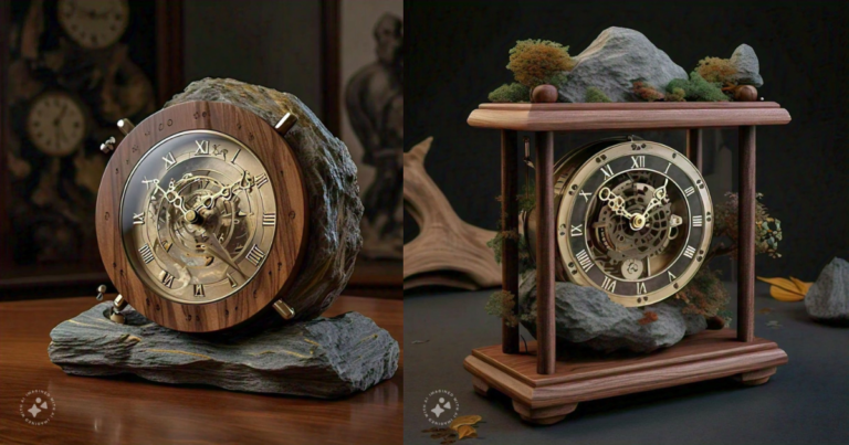 Tischling Rock Weighted Clock: A Timeless Blend of Art and Precision
