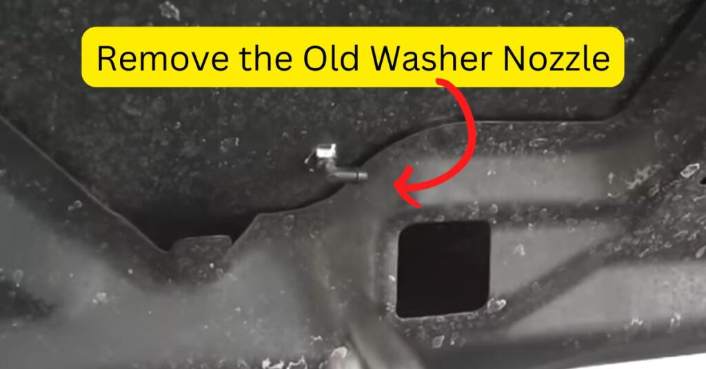 Step 3 Remove the Old Washer Nozzle