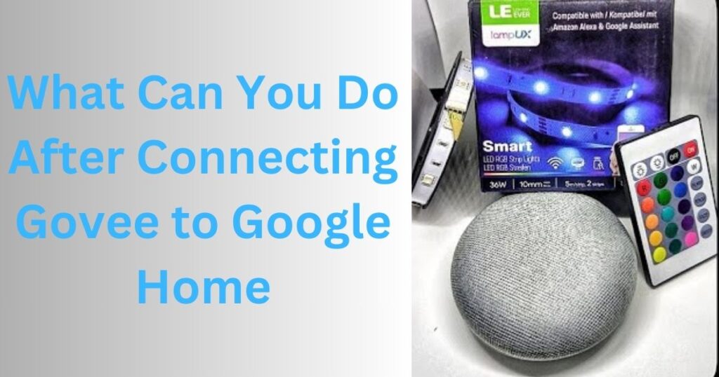 What Can You Do After Connecting Govee to Google Home?