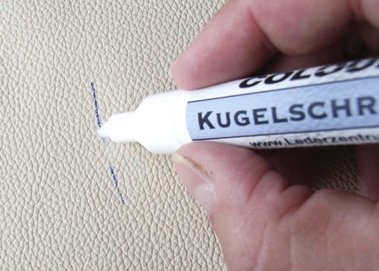 How Can I Remove Biro (Ballpoint Pen) from Leather?